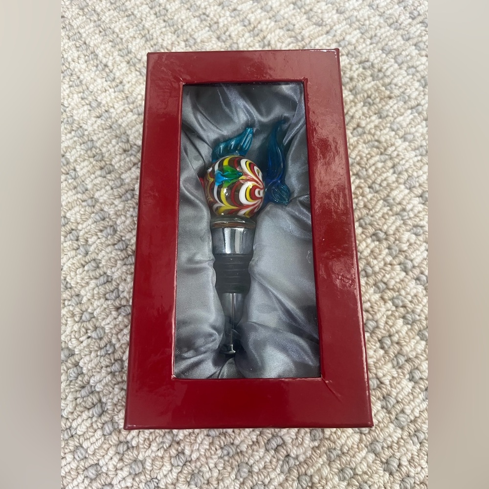 Fish Glass Bottle Stopper